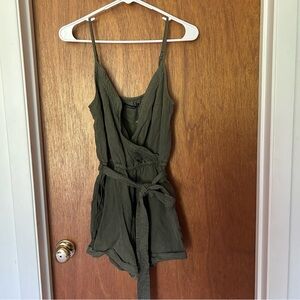 NWT Abercrombie Olive Green Romper